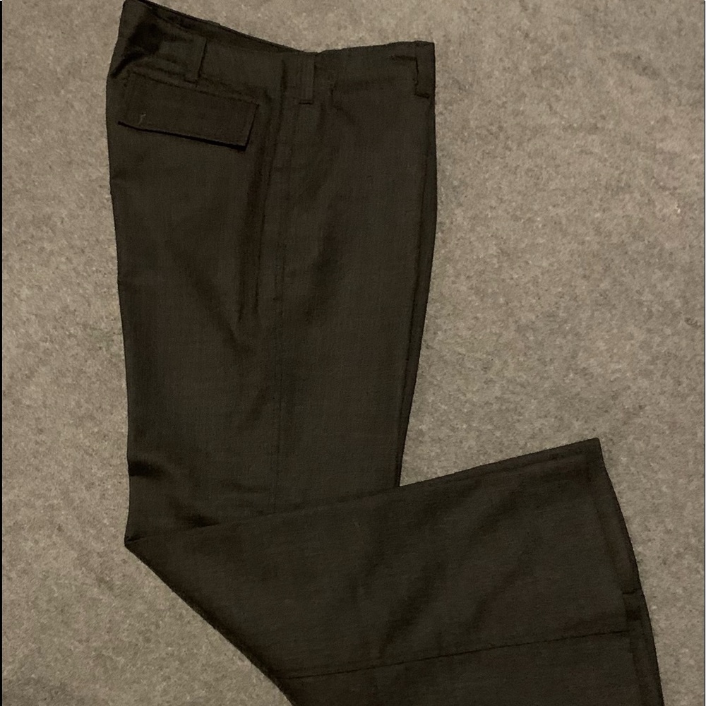 Dark gray woman’s dress pants low waist size 6